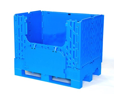 Euro Collapsible Plastic Pallet Box Image