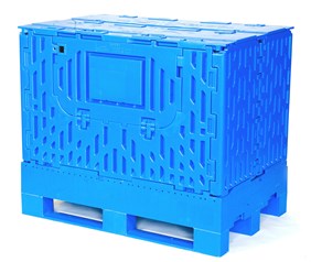 Euro Collapsible Plastic Pallet Box Image