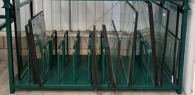 ID576 - Double Glazed Glass Stillage - Large Image